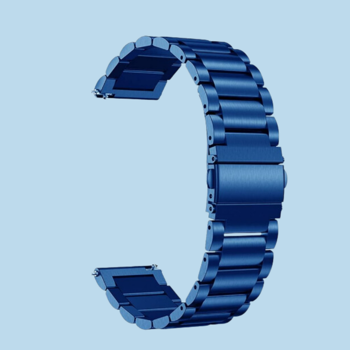 Cinturino per Orologio in Acciaio Inox Blu Navy