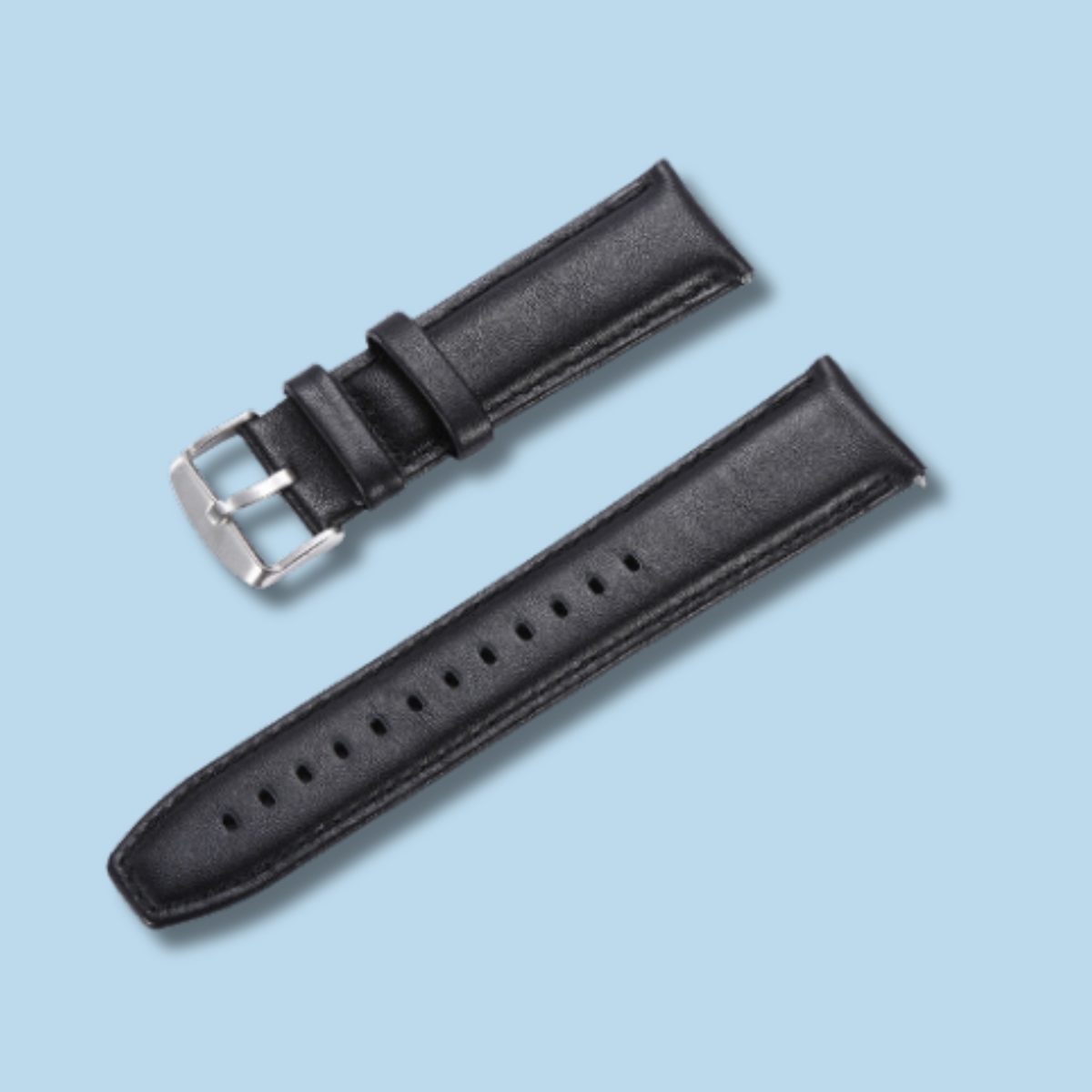 Cinturino per orologio in pelle nera