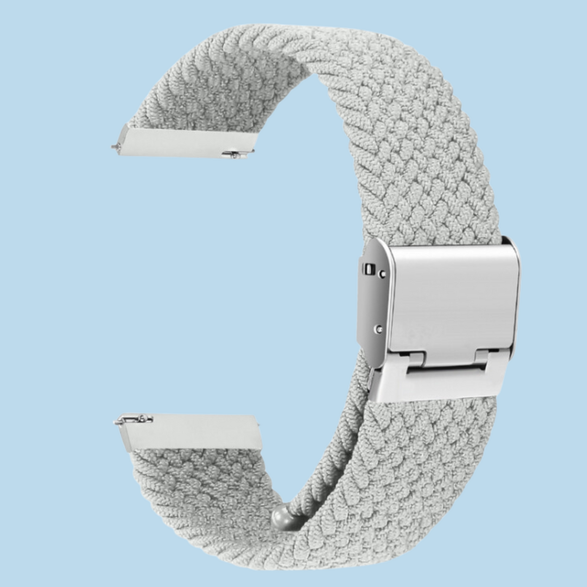 Cinturino per orologio in nylon grigio chiaro
